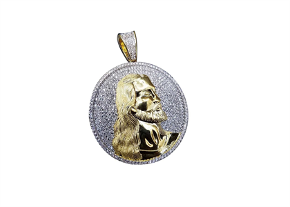 Huge Jesus Medallion Hip Hop Pendant